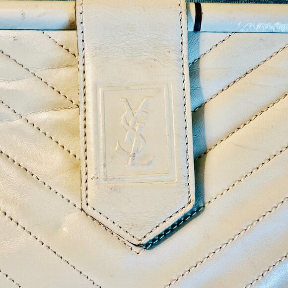 Yves Saint Laurent YSL vintage leather clutch - Picture 3 of 9